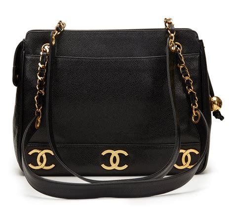 chanel vintage logo shoulder bag|pictures of old chanel purses.